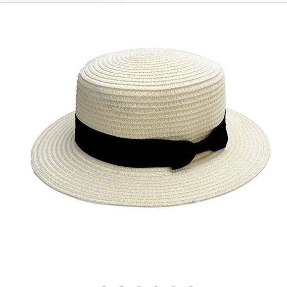 Casual Boater Flat Top Hats - Picture 5 of 7